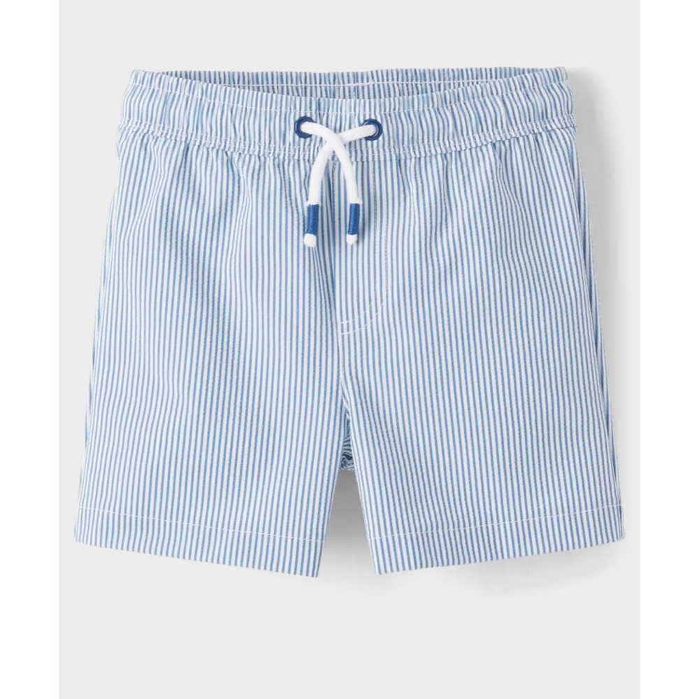 Gymboree Blue and White Striped Seersucker Shorts